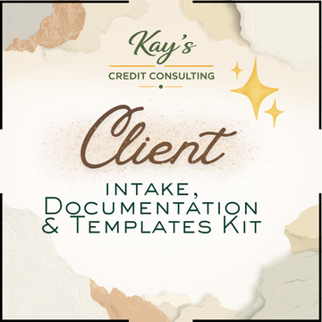 Client Intake, Documentation & Templates Kit — PDF Kit